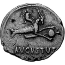Denar, ca. 18-16 v. Chr.