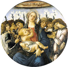 Sandro Botticelli, sog. Tondo Raczynski, um 1478, Tempera auf Holz, Staatliche Museen zu Berlin, Gemäldegalerie