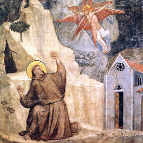 Giotto, Fresko, nach 1317, Cappella Bardi, S. Croce, Florenz