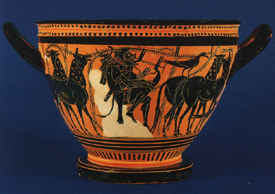 Attischer Skyphos, vor 500 v. Chr. - Antikenmuseum im Schnoor (Sammlung Zimmermann), Bremen