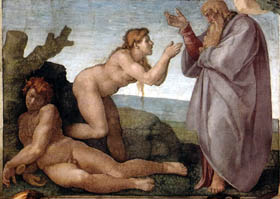 Michelangelo, Deckenfresko Sixtinische Kapelle, Vatikan, 1508-12