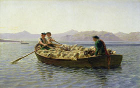 Rosa Bonheur, Weidewechsel, 1863 - Hamburger Kunsthalle