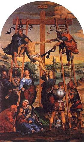Giovanni Antonio Bazzi detto il Sodoma, Deposizione dalla Croce, Siena, Pinacoteca